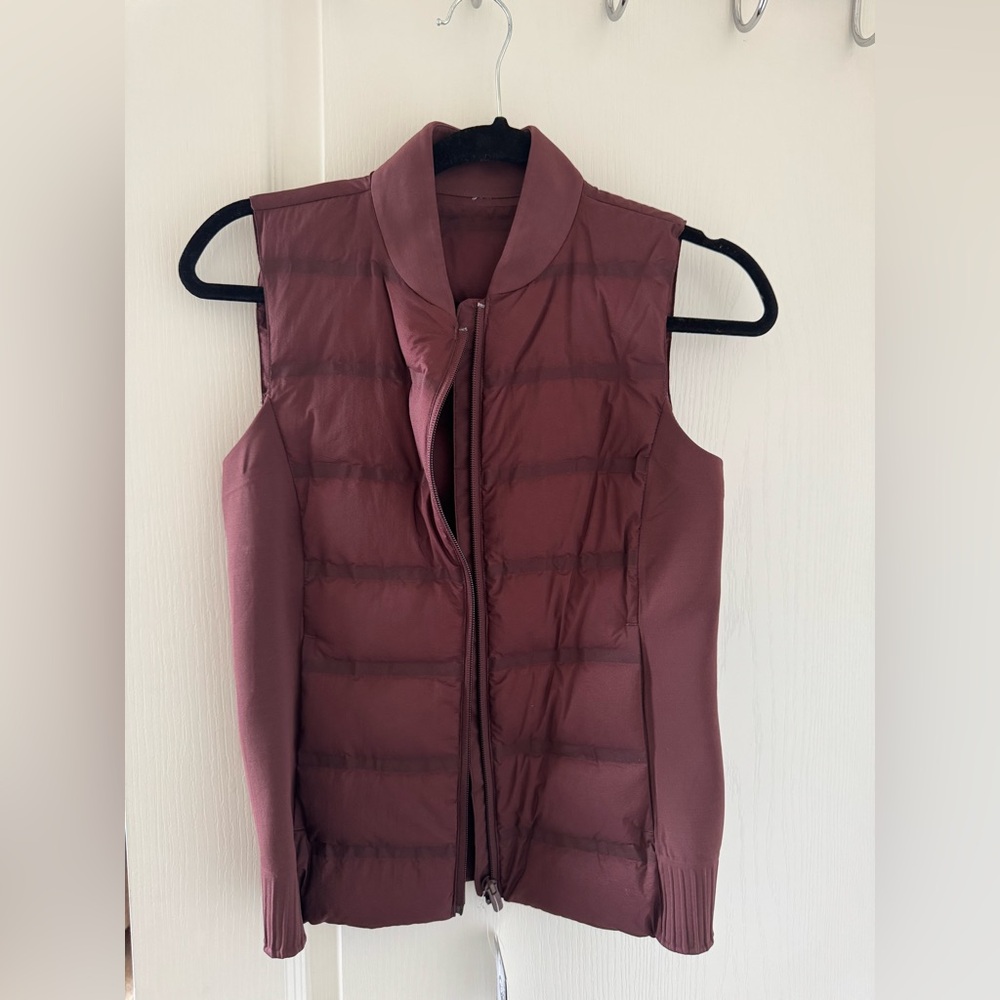 Burgundy Lululemon vest